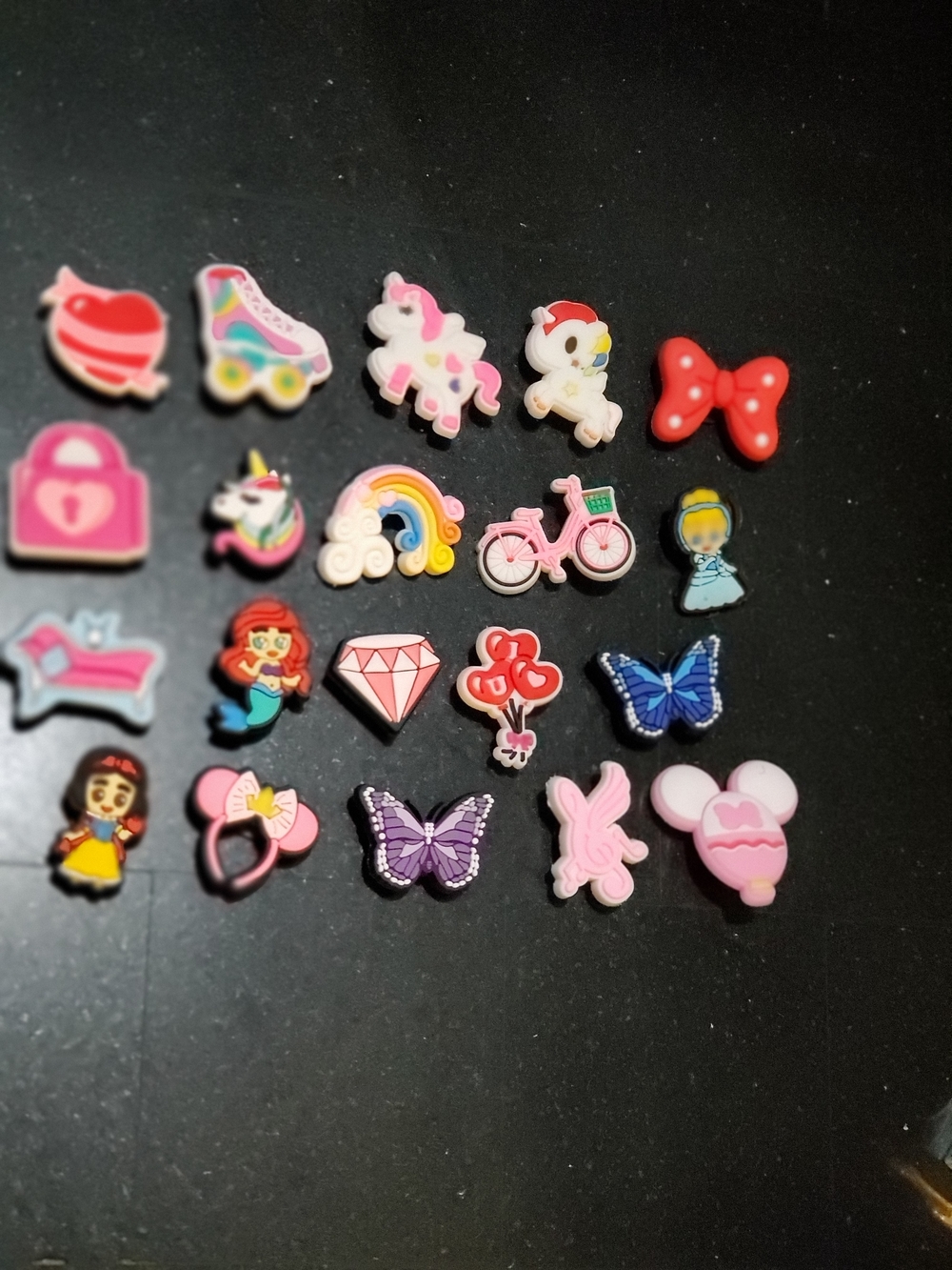 Assorted Pink Kids Charms - Cute Unicorns, Butterflies & More (Set2)